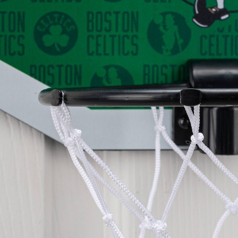 slide 7 of 11, NBA Boston Celtics Over The Door Hoop: Toy Basketball Set for Ages 3+, 1 ct