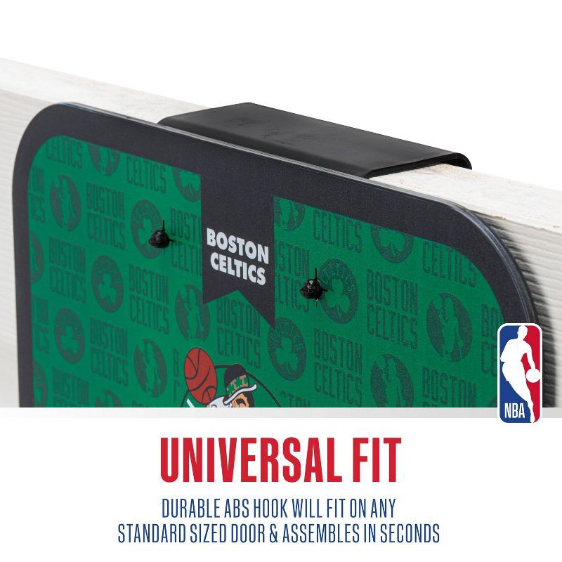 slide 11 of 11, NBA Boston Celtics Over The Door Hoop: Toy Basketball Set for Ages 3+, 1 ct