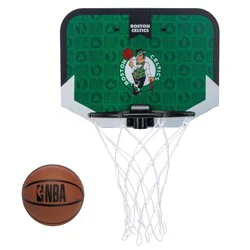 NBA Boston Celtics Over The Door Hoop: Toy Basketball Set for Ages 3+