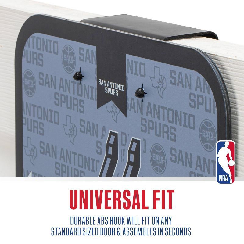 slide 7 of 9, NBA San Antonio Spurs Over The Door Hoop: Toy Basketball Set for Ages 3+, 1 ct