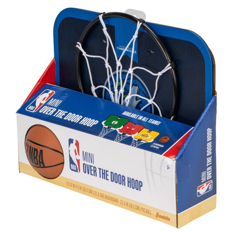 slide 9 of 9, NBA Minnesota Timberwolves Over The Door Hoop, 1 ct
