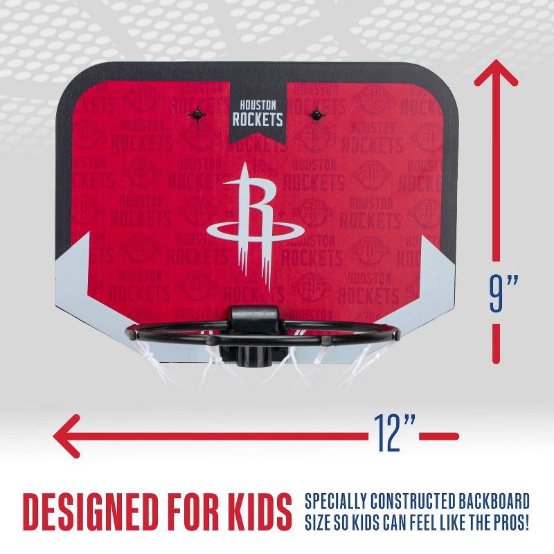 slide 5 of 9, NBA Houston Rockets Over The Door Hoop, 1 ct