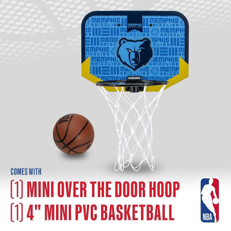 slide 3 of 9, NBA Memphis Grizzlies Over The Door Hoop, 1 ct