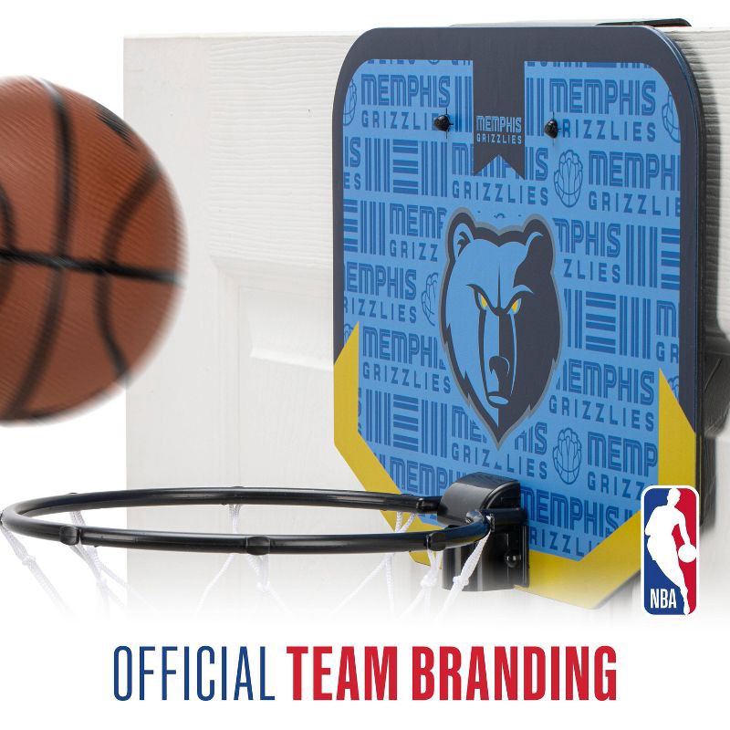 slide 9 of 9, NBA Memphis Grizzlies Over The Door Hoop, 1 ct