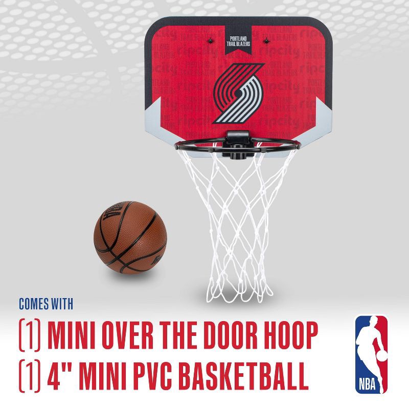 slide 3 of 9, NBA Portland Trail Blazers Over The Door Hoop, 1 ct