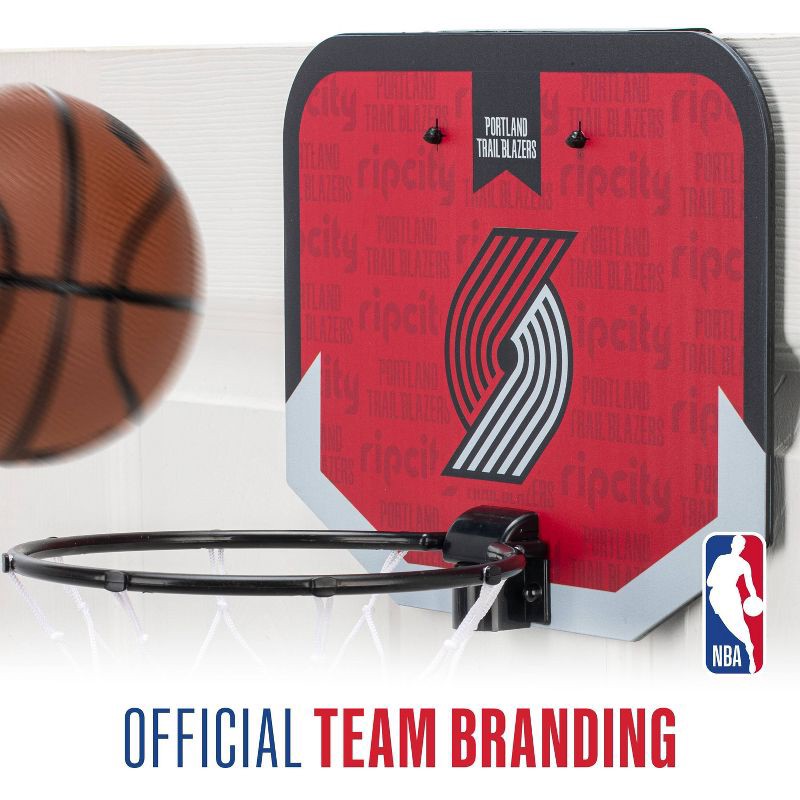 slide 8 of 9, NBA Portland Trail Blazers Over The Door Hoop, 1 ct