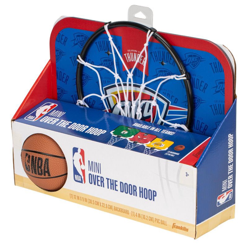 slide 2 of 9, NBA Oklahoma City Thunder Over The Door Hoop, 1 ct