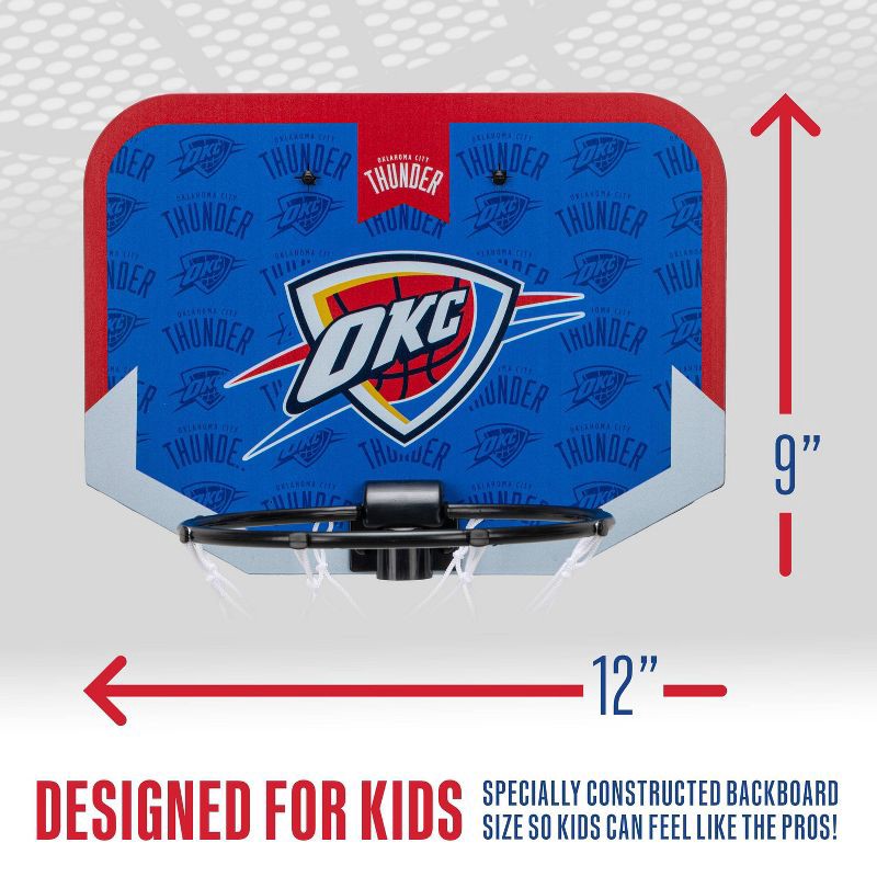 slide 8 of 9, NBA Oklahoma City Thunder Over The Door Hoop, 1 ct