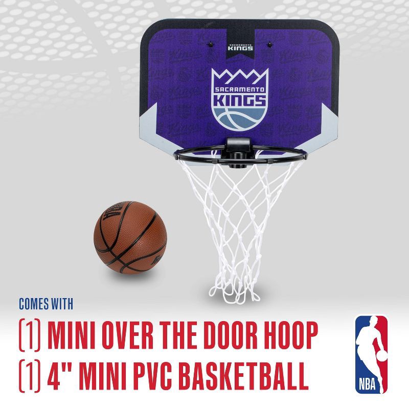 slide 3 of 9, NBA Sacramento Kings Over The Door Hoop, 1 ct