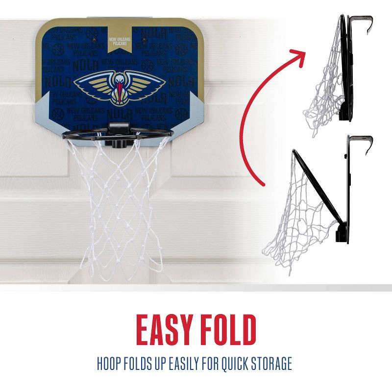 slide 8 of 9, NBA New Orleans Pelicans Over The Door Hoop, 1 ct