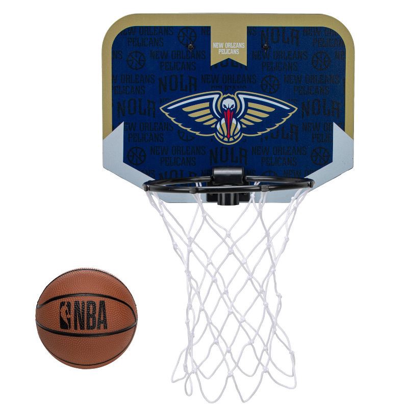slide 1 of 9, NBA New Orleans Pelicans Over The Door Hoop, 1 ct