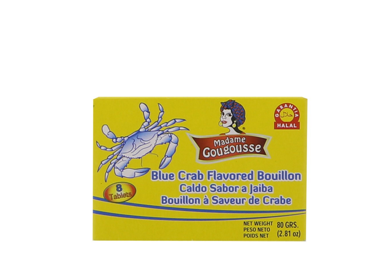 slide 1 of 1, Madame Gougousse Blue Crab Flavored Bouillon, 2.81 oz