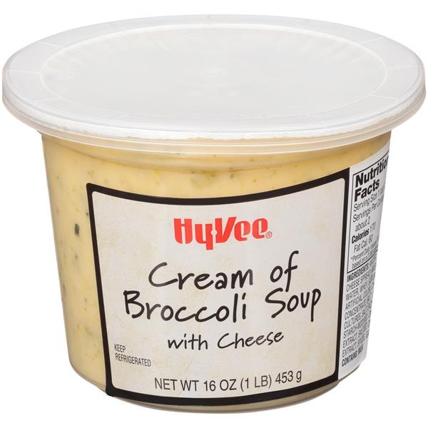 slide 1 of 1, Hy-vee Cream Of Broccoli Soup With Cheese, 16 oz
