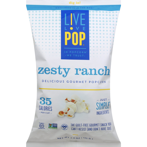 slide 1 of 1, Live Love Pop Popcorn 4.4 oz, 4.4 oz