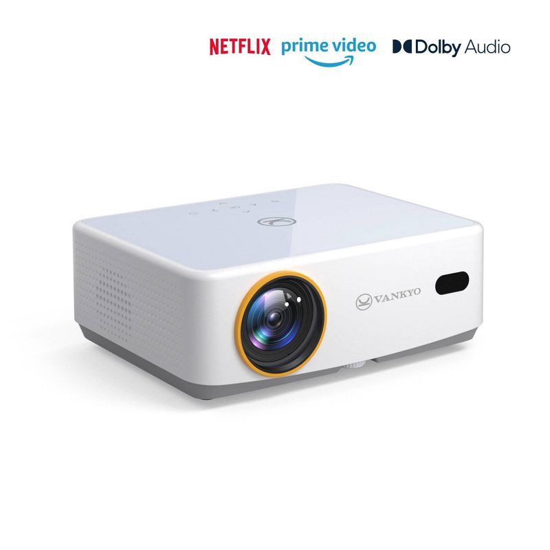 slide 1 of 11, Vankyo Leisure 570D 1080P Projector with Built-In Streaming Content Full HD: Freestanding Adjustable Focus, 1 ct