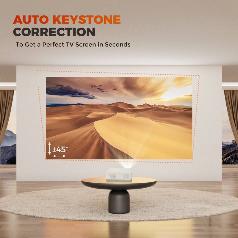 slide 11 of 11, Vankyo Leisure 570D 1080P Projector with Built-In Streaming Content Full HD: Freestanding Adjustable Focus, 1 ct