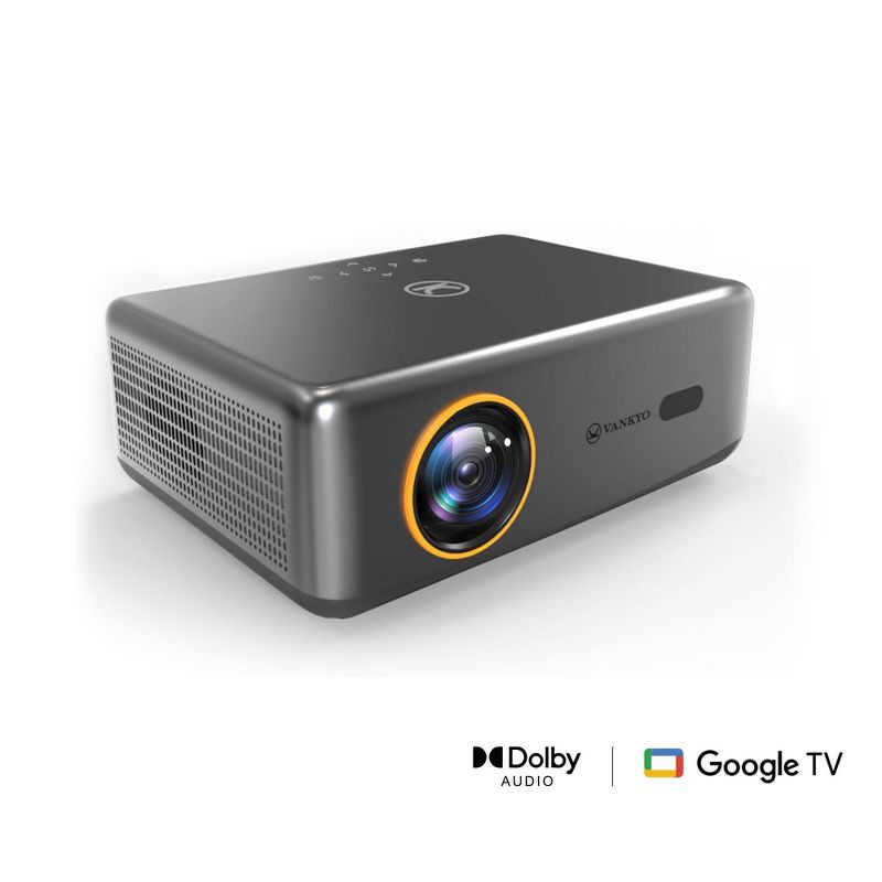 slide 2 of 12, Vankyo V700 Neo 1080P Projector with Google TV and Dolby Audio Full HD: HDMI, 20,000 Hr Bulb, 1 ct