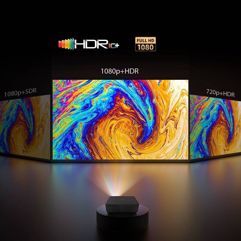 slide 11 of 12, Vankyo V700 Neo 1080P Projector with Google TV and Dolby Audio Full HD: HDMI, 20,000 Hr Bulb, 1 ct