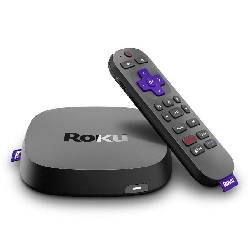 slide 8 of 8, Roku Ultra 2024 Ultimate 4K Streaming Device with HDR10+, Dolby Vision & Atmos Bluetooth & Wi-Fi 6 Voice Remote Pro with Free & Live TV, 1 ct