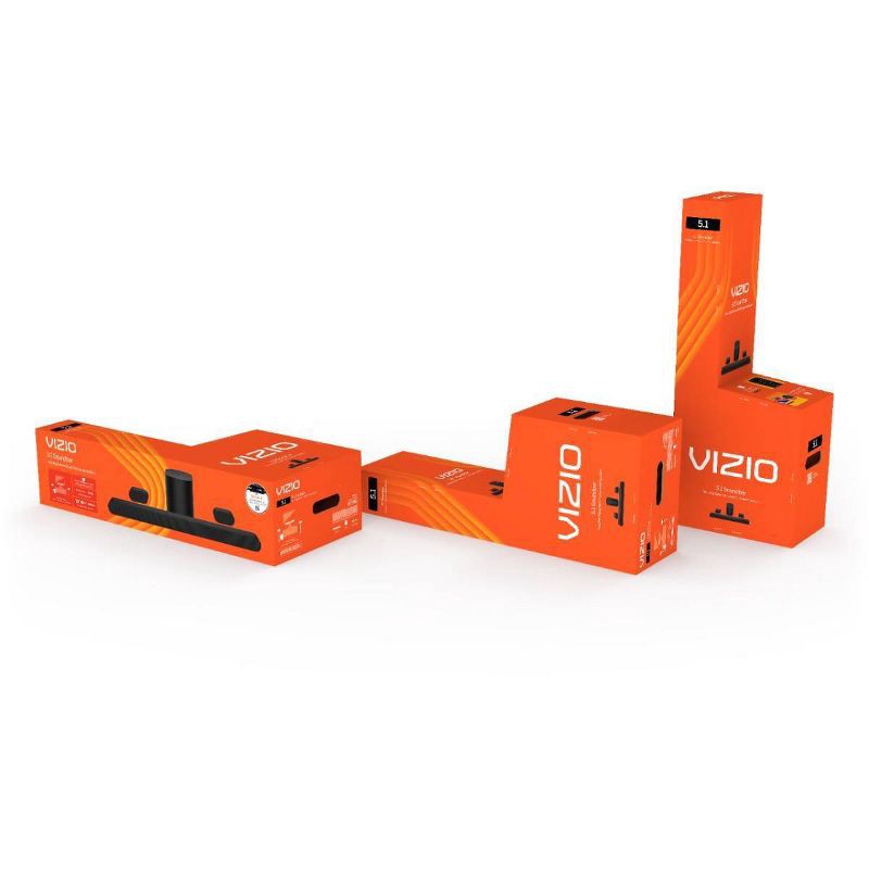 slide 20 of 20, VIZIO 5.1 Soundbar Wireless Subwoofer with Dolby Atmos - (SV510M-08): USB, HDMI, Bluetooth, 1 ct
