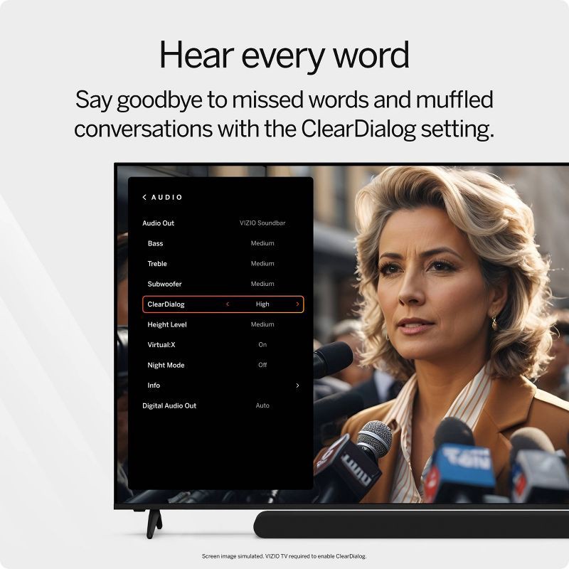 slide 8 of 20, VIZIO 5.1 Soundbar Wireless Subwoofer with Dolby Atmos - (SV510M-08): USB, HDMI, Bluetooth, 1 ct