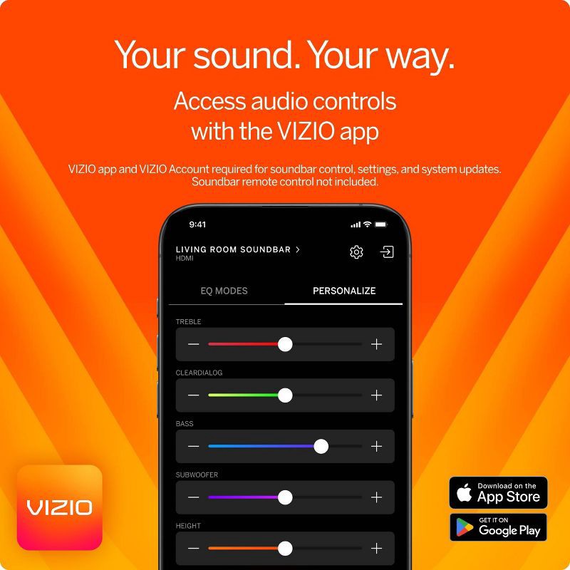 slide 5 of 18, VIZIO 2.1 All-in-one Soundbar w/ Dolby Atmos - (SV210D-08), 1 ct