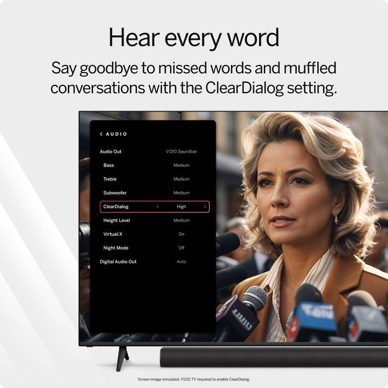 slide 9 of 18, VIZIO 2.1 All-in-one Soundbar w/ Dolby Atmos - (SV210D-08), 1 ct