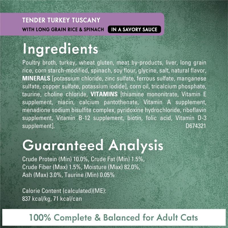 slide 8 of 11, Purina Fancy Feast Medleys Tuscany Chicken, Turkey and Tuna Flavor Variety Pack Wet Cat Food - 2.25lbs/12pk, 2.25 lb, 12 ct