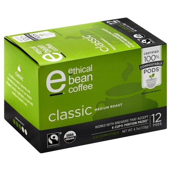 slide 1 of 1, Ethical Bean Coffee Coffee 12 ea, 12 ct