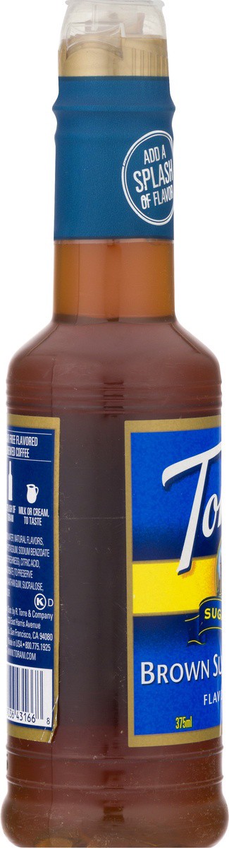 slide 9 of 9, Torani Sugar Free Brown Sugar Cinnamon Flavoring Syrup 375 ml, 375 ml