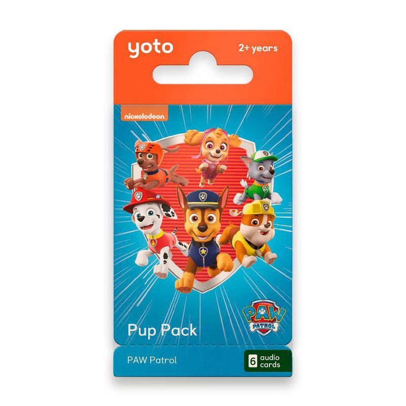 slide 8 of 11, Yoto PAW Patrol Pup Pack Audio Card Collection (6 Card Pack): Educational Learning System for Ages 3-6, Yoto Compatible, 1 ct