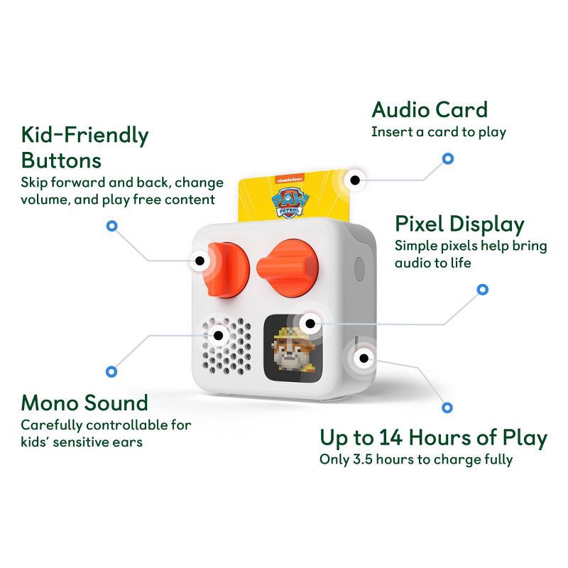 slide 11 of 11, Yoto PAW Patrol Pup Pack Audio Card Collection (6 Card Pack): Educational Learning System for Ages 3-6, Yoto Compatible, 1 ct