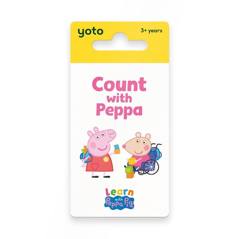 slide 2 of 5, Yoto Learn with Peppa Pig: Educational Audio Card for Preschool Problem Solving, 1 ct
