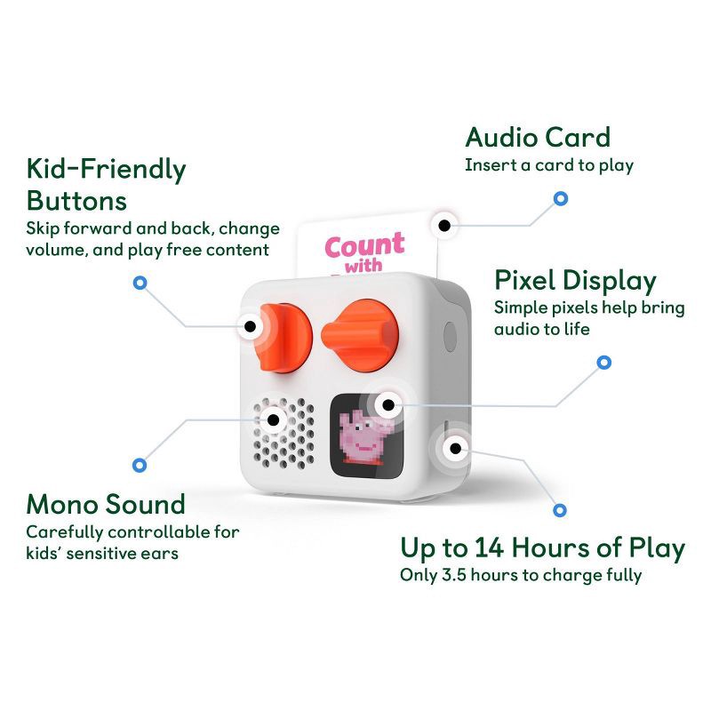 slide 5 of 5, Yoto Learn with Peppa Pig: Educational Audio Card for Preschool Problem Solving, 1 ct