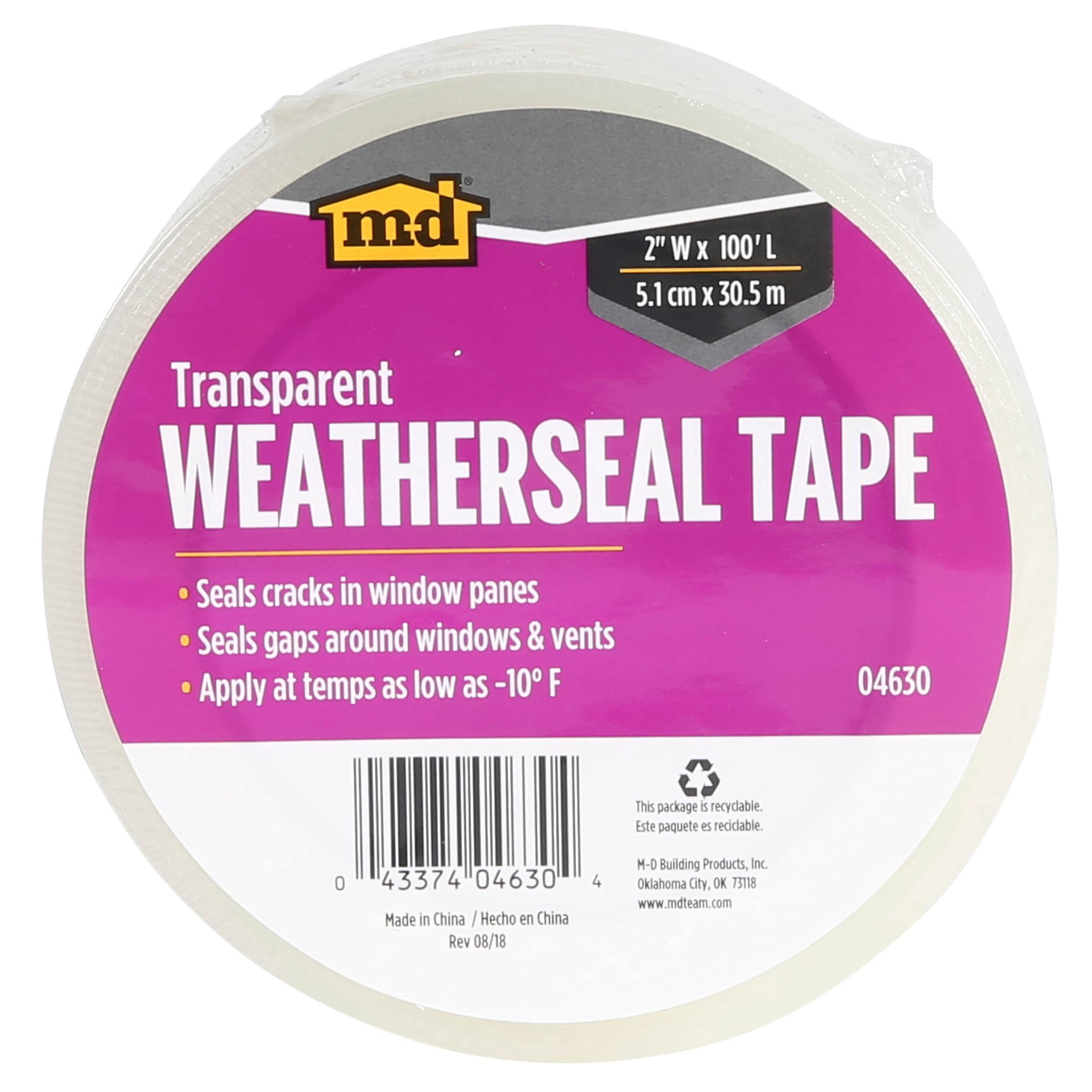 slide 4 of 6, Weatherstrip Tape2"X100', 1 ct