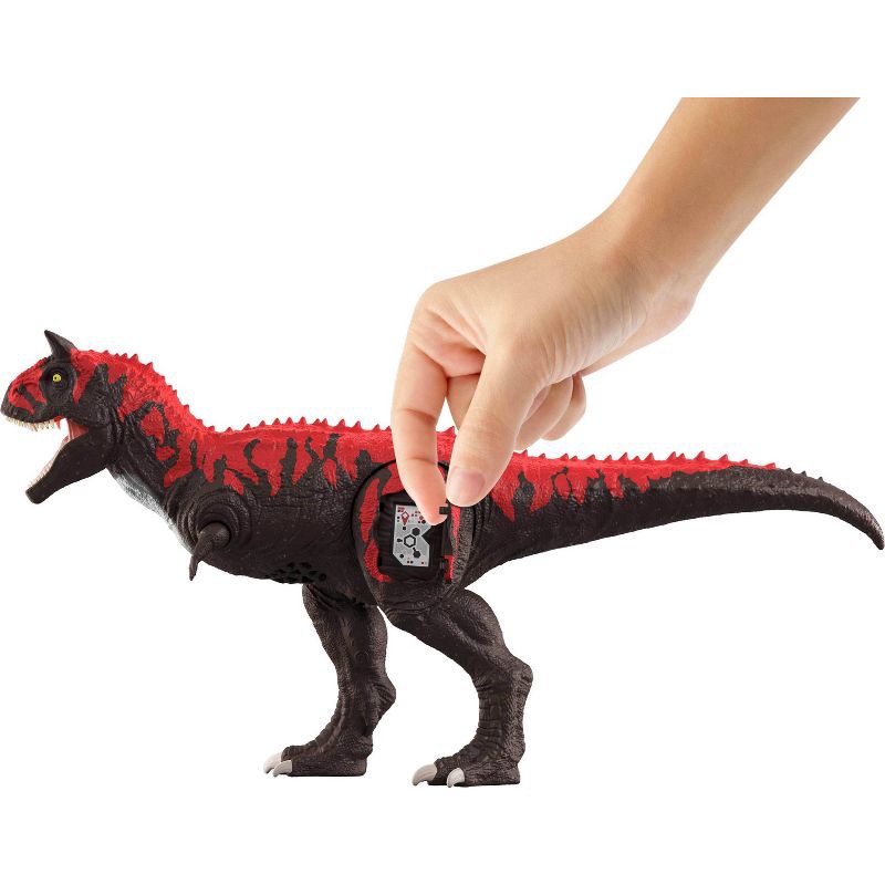 slide 5 of 6, Jurassic World Legacy Collection Reimagined Roarin' Real Feel Carnotaurus Action Figure, 1 ct