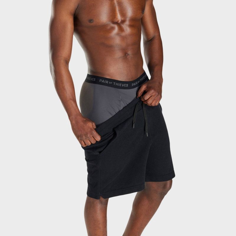 slide 5 of 10, Pair of Thieves Men's Neon Super Fit Boxer Briefs 2pk - Neon XL: Tagless, Geometric Pattern, Knit Fabric, 2 ct