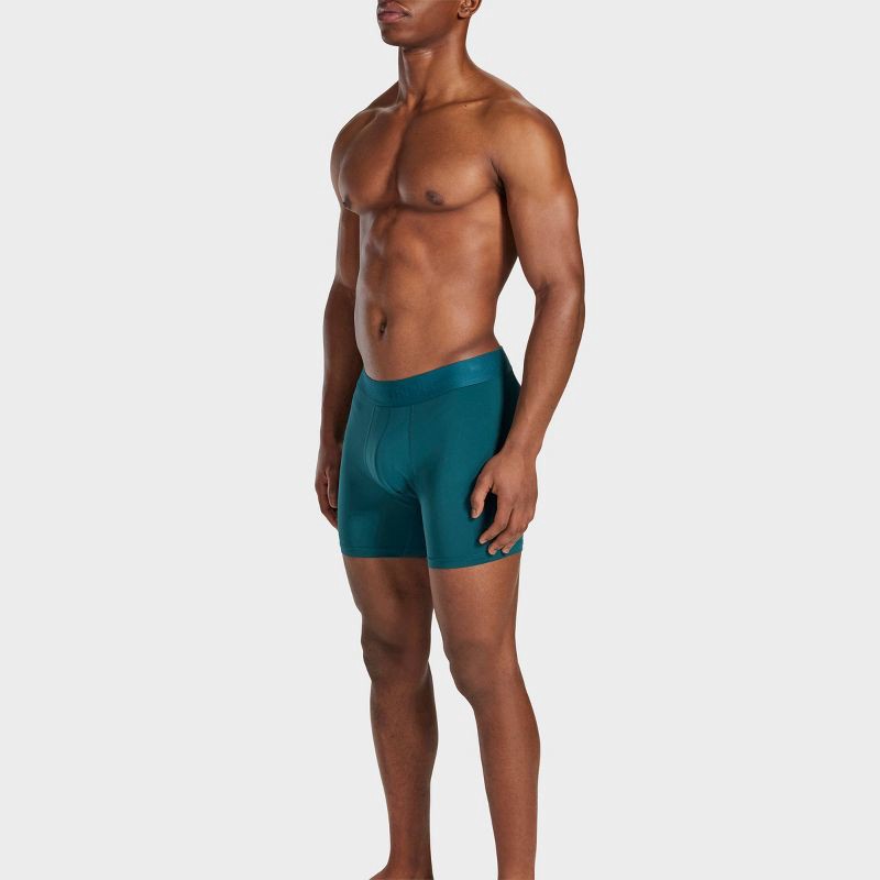 slide 5 of 10, Pair of Thieves Men's Hustle Boxer Briefs 2pk - Green/Black S: Tagless, Full Waistband Elastic, Knit Fabric, 2 ct
