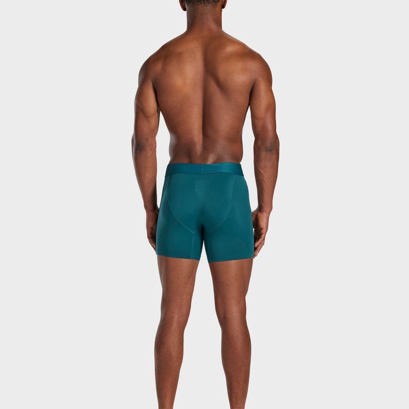 slide 6 of 10, Pair of Thieves Men's Hustle Boxer Briefs 2pk - Green/Black S: Tagless, Full Waistband Elastic, Knit Fabric, 2 ct