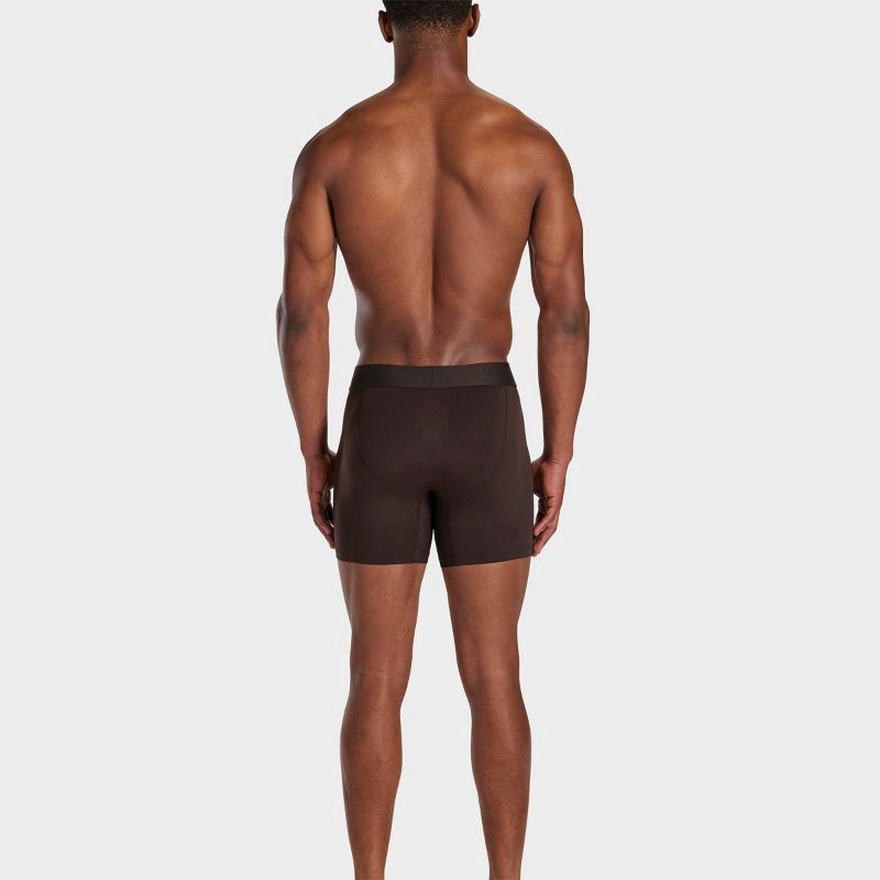 slide 9 of 10, Pair of Thieves Men's Hustle Boxer Briefs 2pk - Green/Black L: Tagless, Full Waistband Elastic, Flat Seams, 2 ct