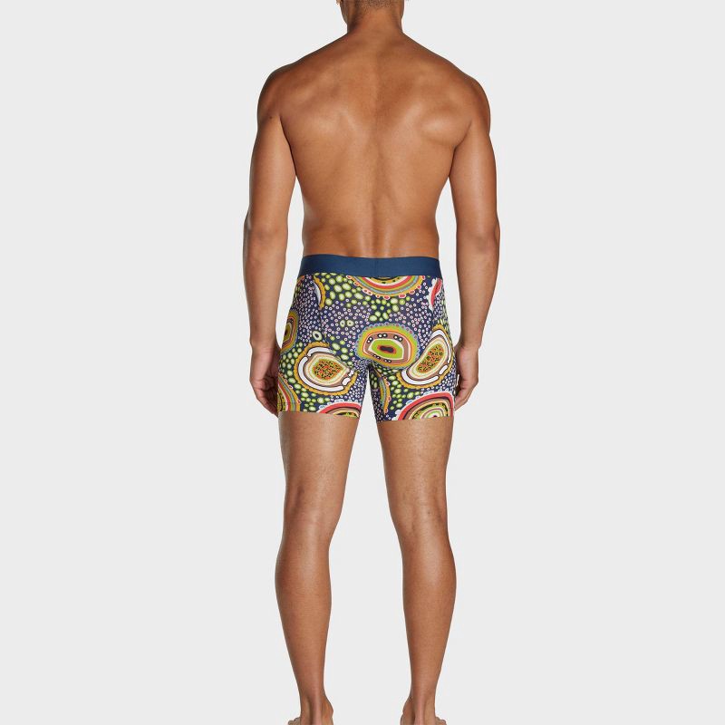 slide 12 of 12, Pair of Thieves Men's Hustle Boxer Briefs 2pk - Amoeba S: Abstract Pattern, Tagless, Full Waistband Elastic, Knit Fabric, 2 ct