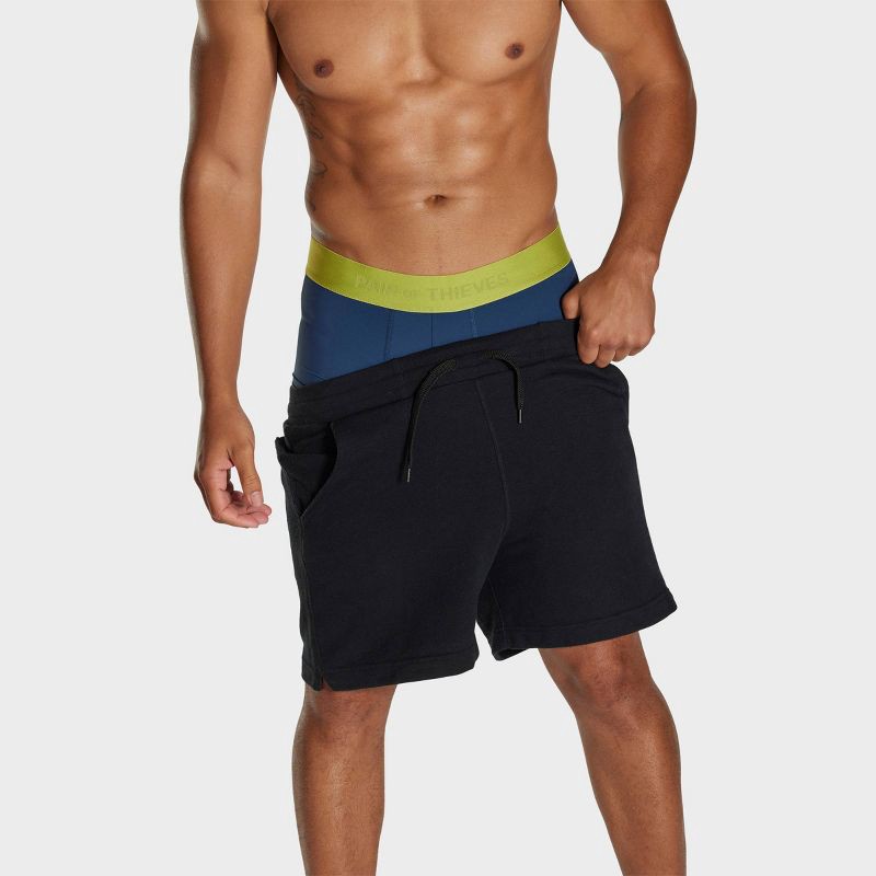 slide 6 of 12, Pair of Thieves Men's Hustle Boxer Briefs 2pk - Amoeba S: Abstract Pattern, Tagless, Full Waistband Elastic, Knit Fabric, 2 ct