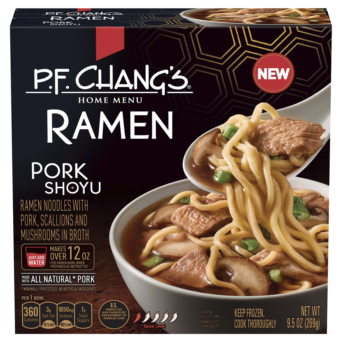 slide 1 of 1, P.F. Chang's Home Menu Pork Shoyu Ramen Frozen Meal, 9.5 oz