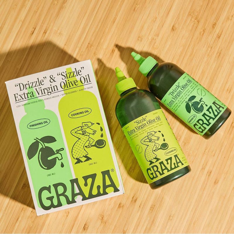 slide 2 of 6, Graza Sizzle & Drizzle Gift Set - 850ml, 850 ml