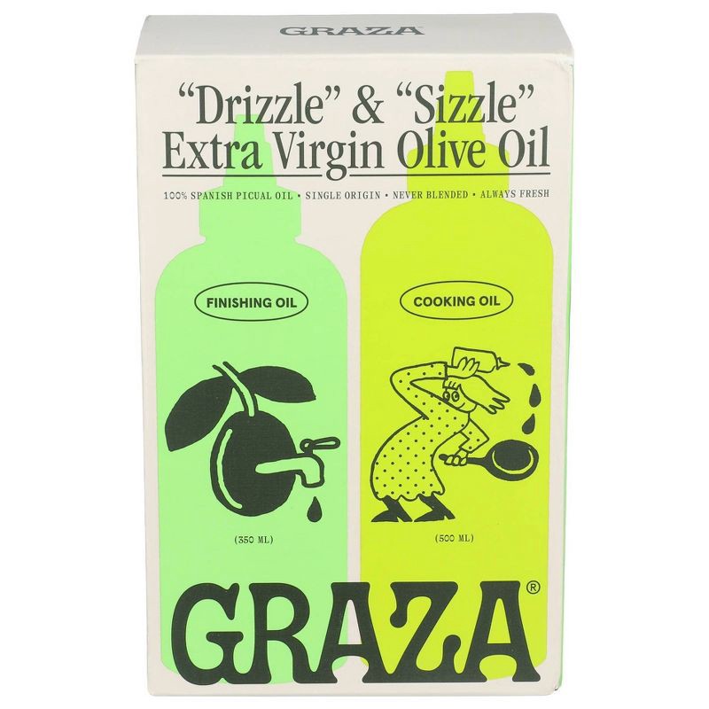 slide 1 of 6, Graza Sizzle & Drizzle Gift Set - 850ml, 850 ml
