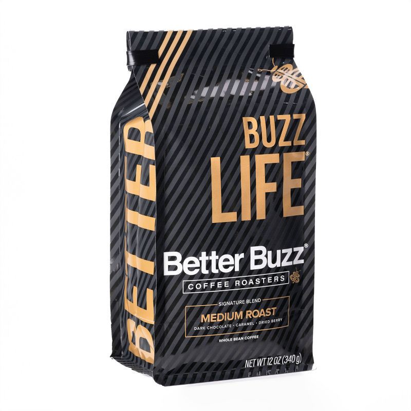 slide 3 of 5, Better Buzz Coffee Buzz Life Blend Medium Roast - 12oz, 12 oz