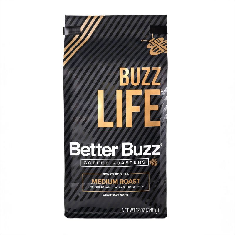slide 1 of 5, Better Buzz Coffee Buzz Life Blend Medium Roast - 12oz, 12 oz