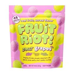 Fruit Riot Frozen Sour Grapes Mix - 8oz