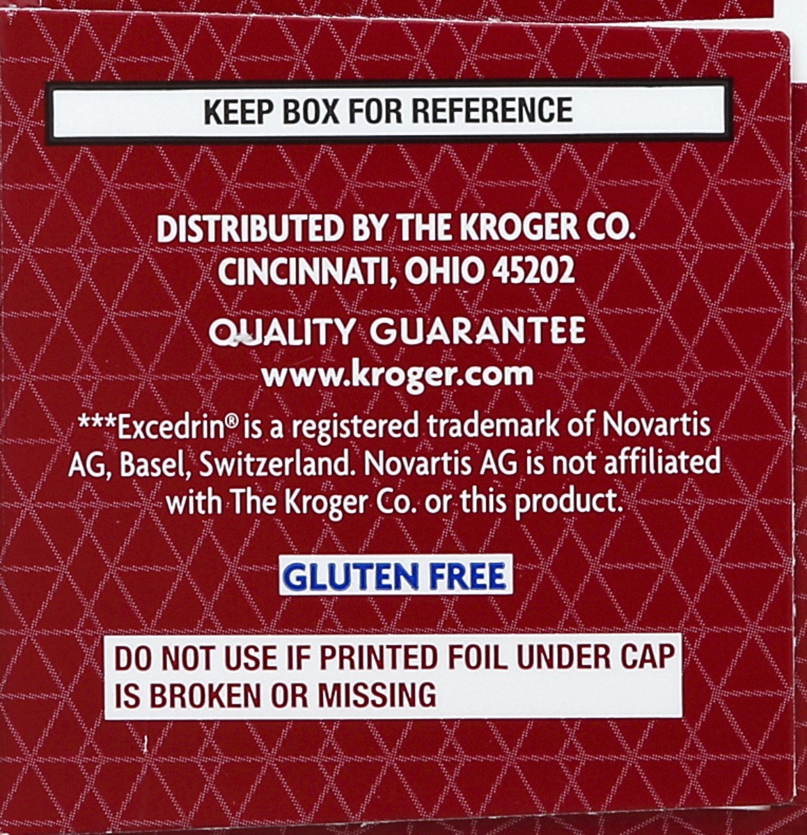 slide 3 of 4, Kroger Migraine Relief Acetaminophen Caplets, 100 ct