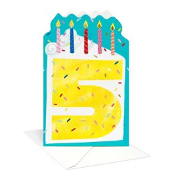 Carlton Cards 5th Birthday Card for Kids, Get Ready for Fun, Includes Envelope